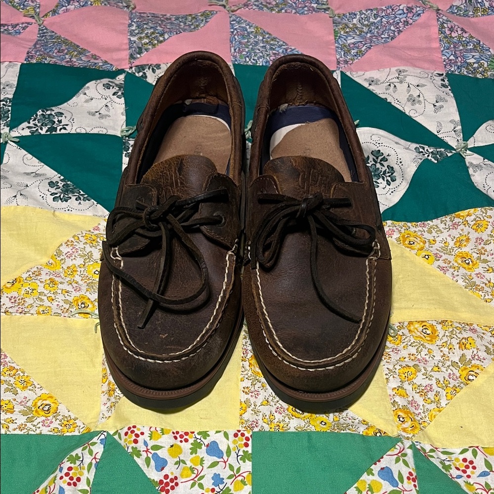 G.H. Bass & Co. Dark Brown Boat Shoes